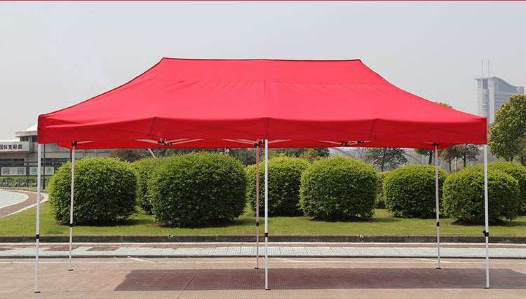 Windproof Red Outdoor Pop Up Tent